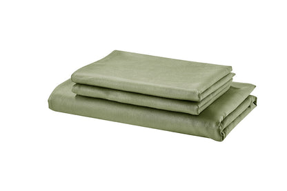 Ovela 1200TC Cotton Rich Bed Sheet Set (Oiled Green, King)