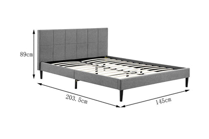 Ovela Theodore Bed Frame  - Charcoal