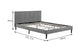 Ovela Theodore Bed Frame (Charcoal; King)