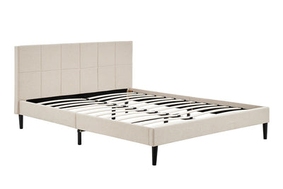 Ovela Theodore Bed Frame - Beige - Queen