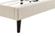 Ovela Theodore Bed Frame (Beige; Queen)