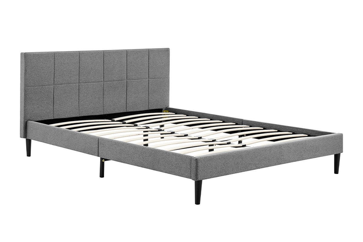 Ovela Theodore Bed Frame - Charcoal; Queen