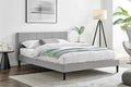 Ovela Theodore Bed Frame - Grey King