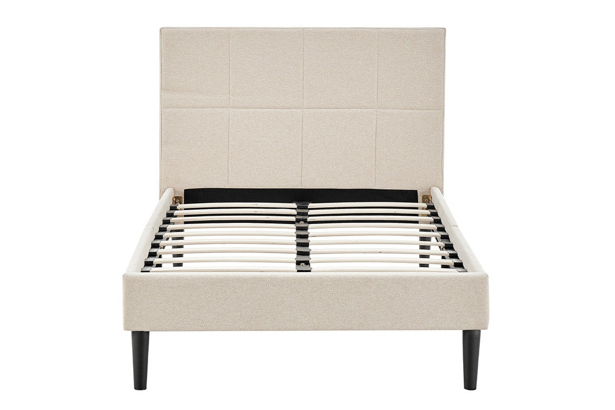 Ovela Theodore Bed Frame - Beige; Single