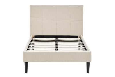 Ovela Theodore Bed Frame - Beige Single