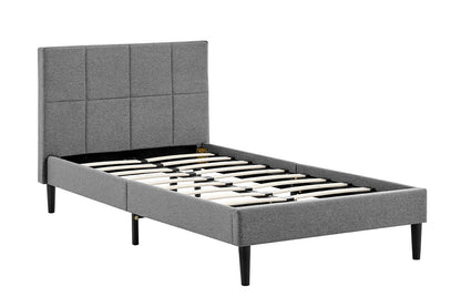 Ovela Theodore Bed Frame  - Charcoal