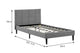 Ovela Theodore Bed Frame  - Charcoal – view 14