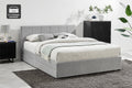 Ovela Theodore Storage Bed Frame with Drawers - Double Grey