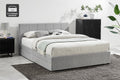 Ovela Theodore Storage Bed Frame with Drawers - King Grey