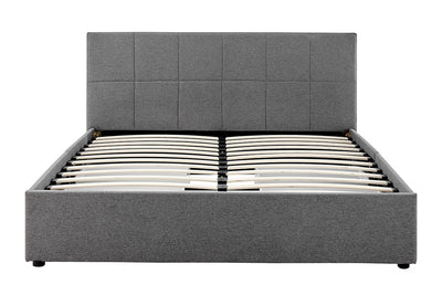 Ovela Theodore Storage Bed Frame with Drawers - Queen Charcoal