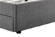 Ovela Theodore Storage Bed Frame with Drawers - Double Charcoal – view 5