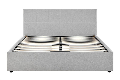 Ovela Theodore Storage Bed Frame with Drawers - Double Grey