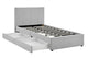 Ovela Theodore Storage Bed Frame with Drawers (Single Grey)
