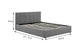 Ovela Theodore Gas Lift Bed Frame (Queen Charcoal)