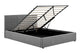Ovela Theodore Gas Lift Bed Frame (Queen Charcoal)