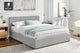 Ovela Theodore Gas Lift Bed Frame (Queen Grey)