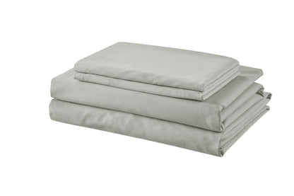 Ovela Ultra Soft Washed Quilt Cover Set (Silver, King Single)