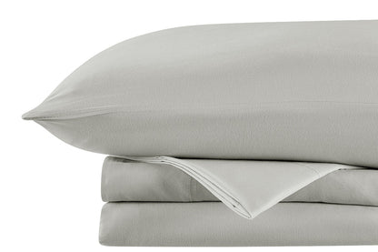 Ovela Ultra Soft Washed Quilt Cover Set (Silver, King Single)