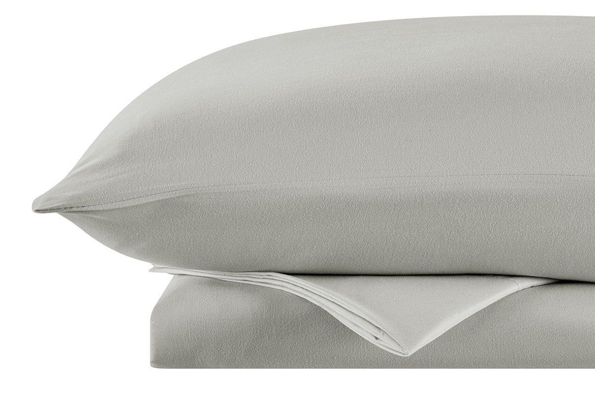 Ovela Ultra Soft Washed Microfibre Sheet Set (Silver, Single)