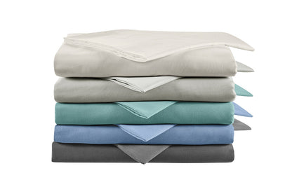 Ovela Ultra Soft Washed Microfibre Sheet Set (Silver, Single)