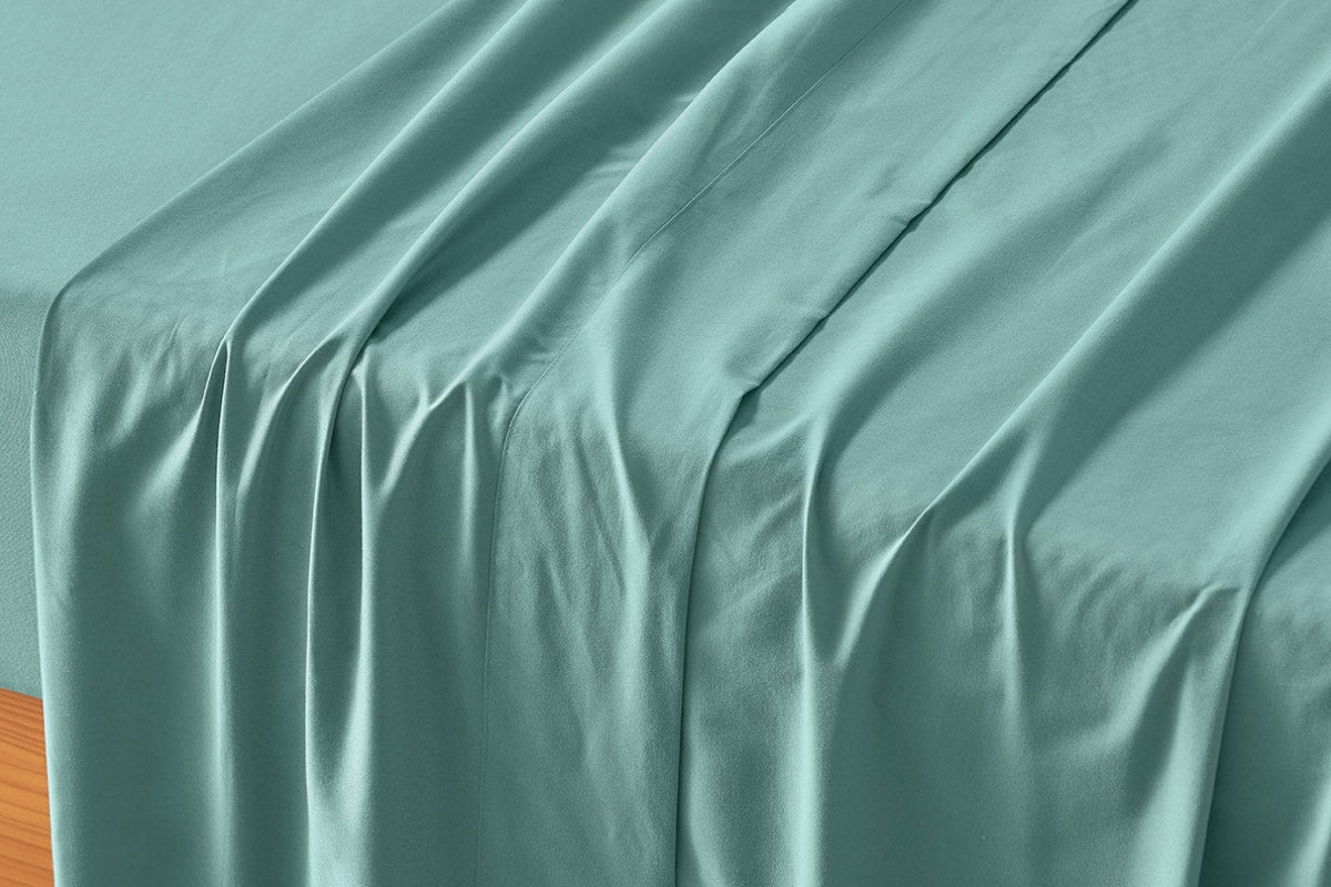 Ovela Ultra Soft Washed Bed Sheet Set (Chinois Green, Single)