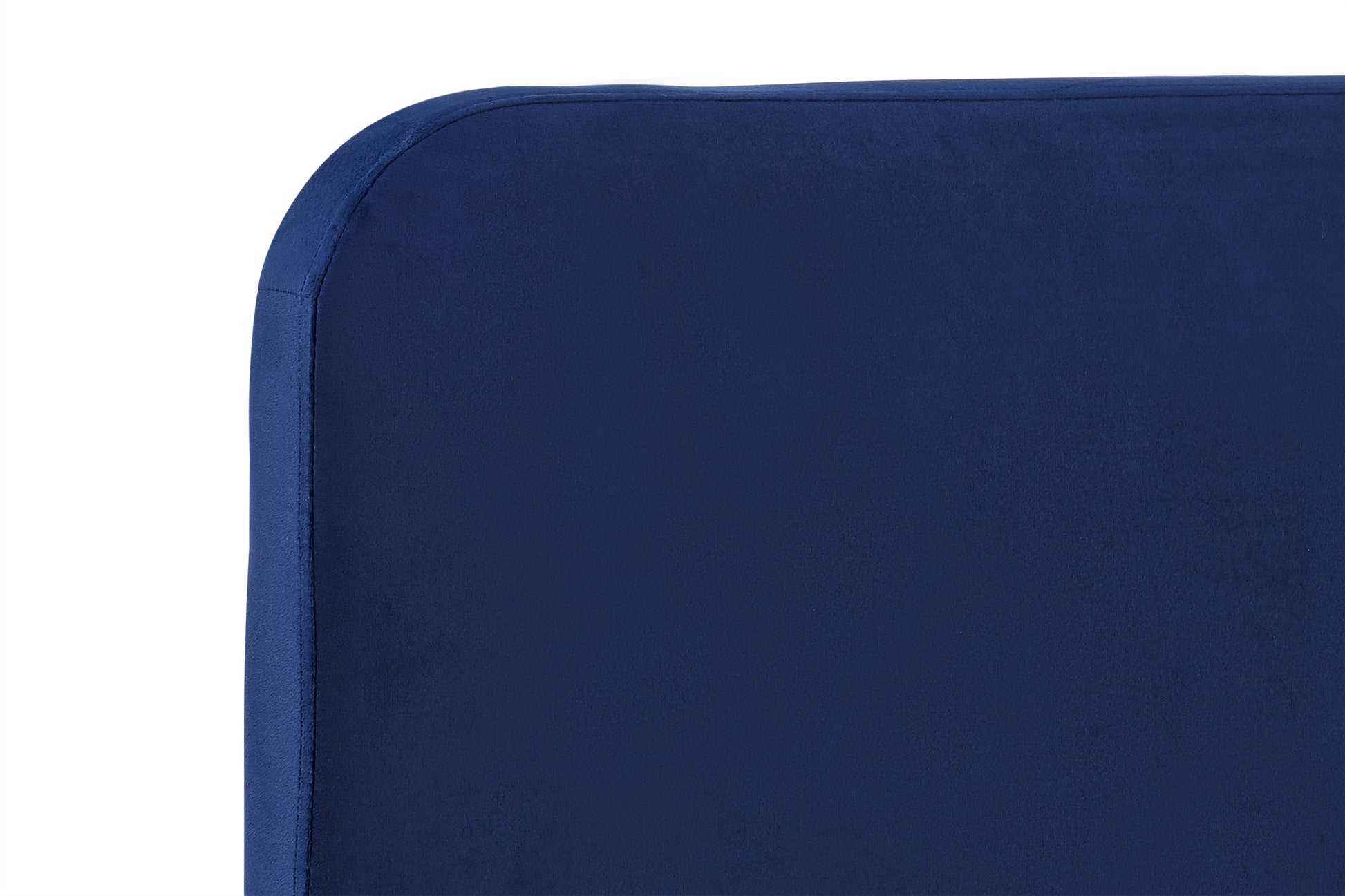 Ovela Vail Velvet Bed Frame (Navy Single)