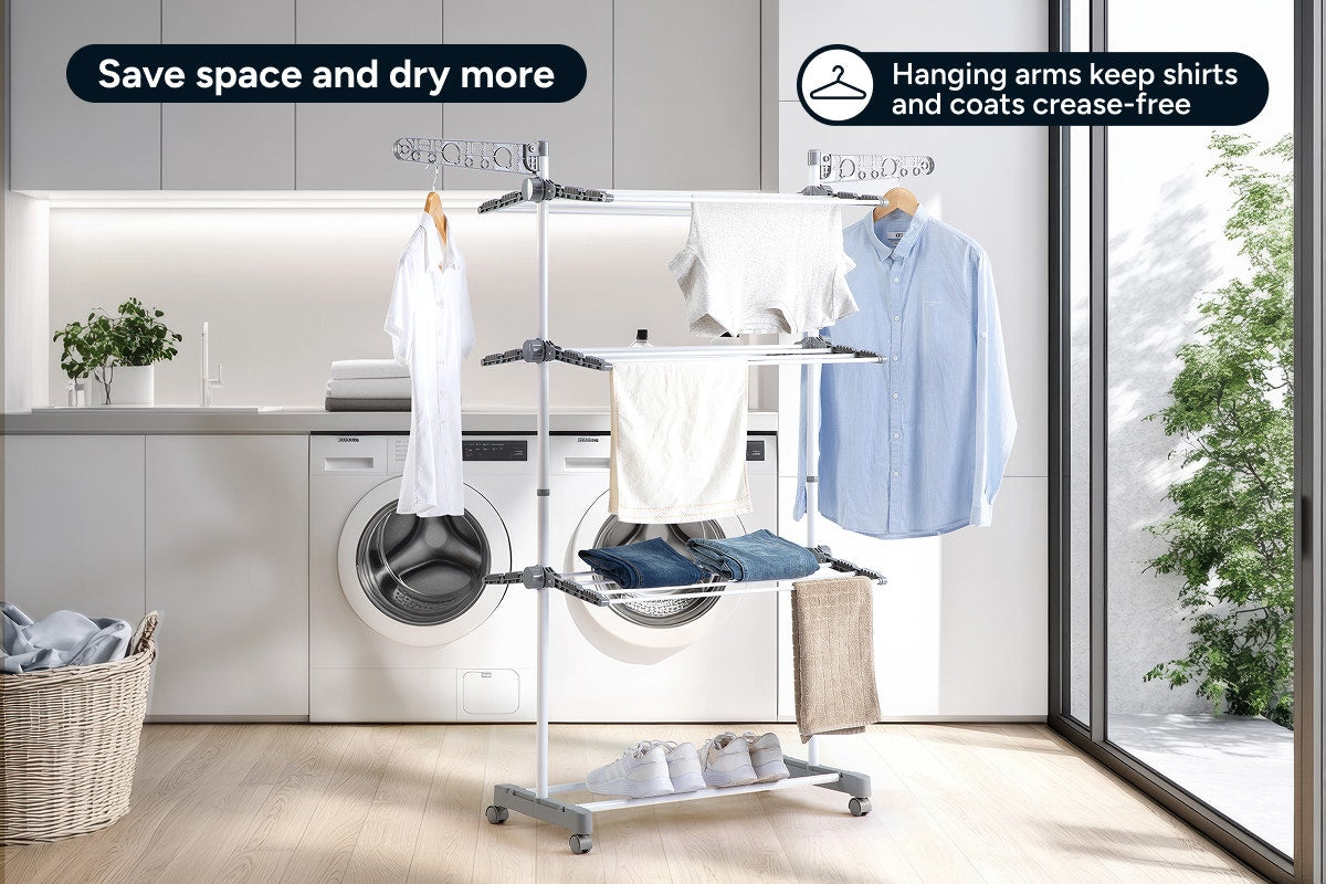 Ovela Washing Clothes Foldable Drying Rack