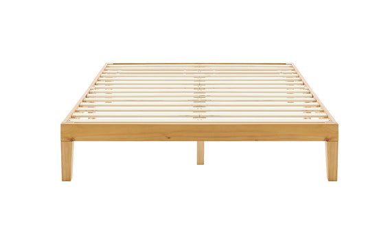 Ovela William Wood Bed Frame (Warm Natural; Double)