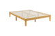 Ovela William Wood Bed Frame (Warm Natural; Double)