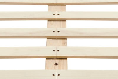 Ovela William Wood Bed Frame - Warm Natural - Double