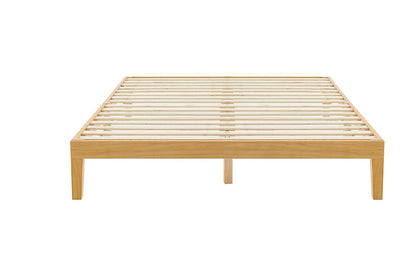 Ovela William Wood Bed Frame (Warm Natural, Queen)