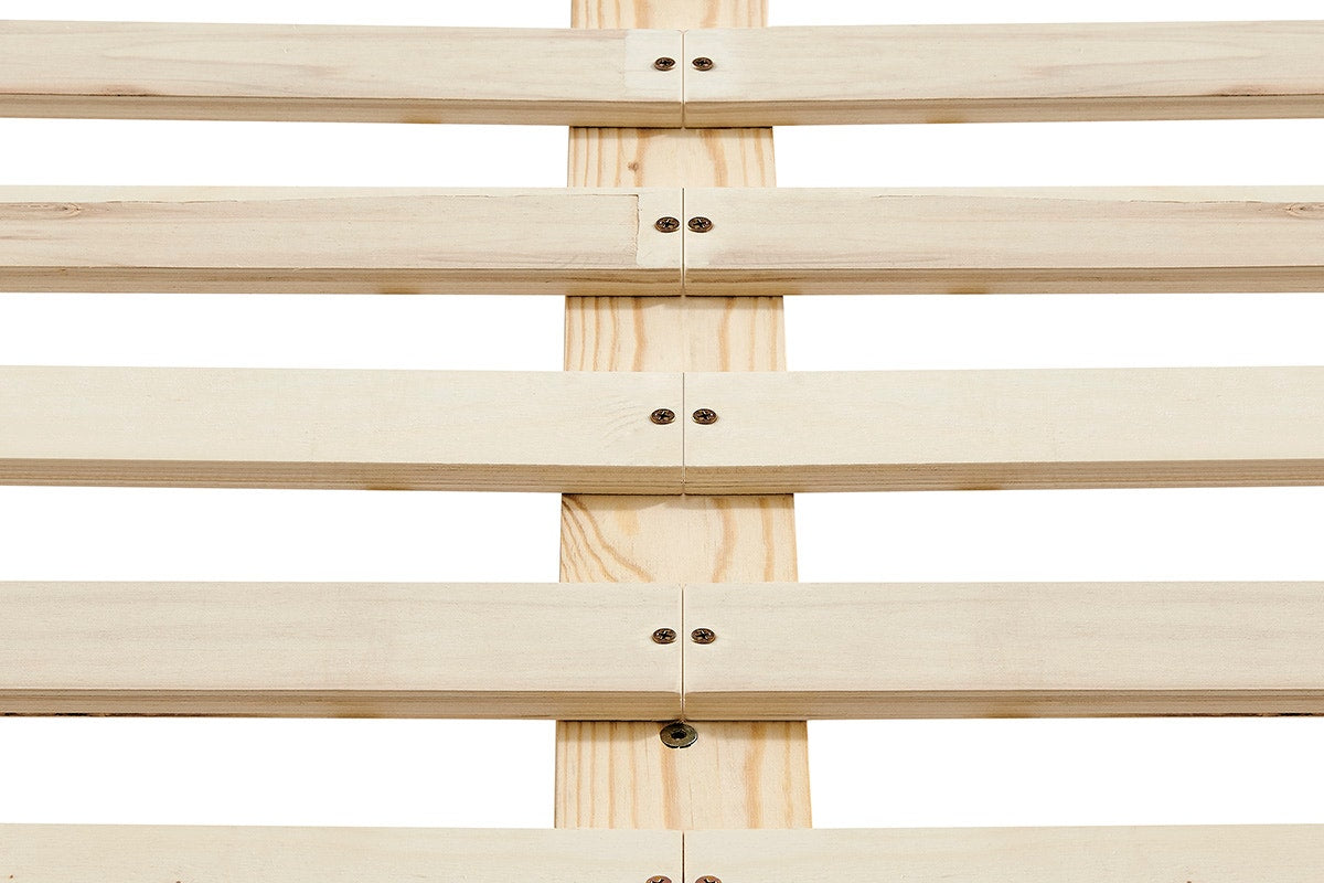 Ovela William Wood Bed Frame (Warm Natural, Queen)