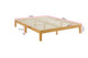 Ovela William Wood Bed Frame (Warm Natural; Double)