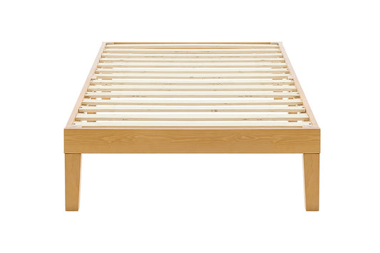 Ovela William Wood Bed Frame (Warm Natural; Single)