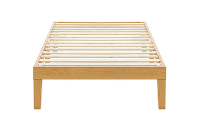 Ovela William Wood Bed Frame - Warm Natural - Single