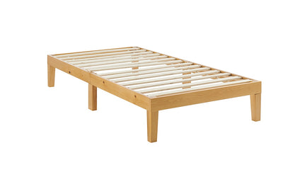 Ovela William Wood Bed Frame - Warm Natural - Single