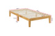 Ovela William Wood Bed Frame (Warm Natural; Single)
