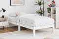 Ovela William Wood Bed Frame - White, Single