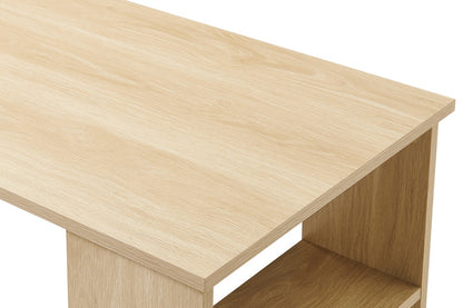 Ovela Zara Rattan 3 Drawer Desk