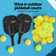 Everfit 12PC Pickleballs Set 40-Hole Design Indoor Outdoor Durable PE Balls Green/Yellow – view 6
