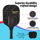 Everfit 2PCS Pickleball Paddles Set Outdoor Pickle Balls Rackets with Cover Bag Training – view 5