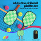 Everfit Pickleball Paddle Set Fiberglass with Balls Bag Tournament Kit 2PCS Pickle Balls Rackets – view 4