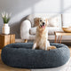 i.Pet Pet Bed Dog Cat 110cm Calming Extra Large Soft Plush Dark Grey – view 7