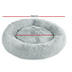 i.Pet Pet Bed Dog Cat 110cm Calming Extra Large Soft Plush Light Grey – view 2