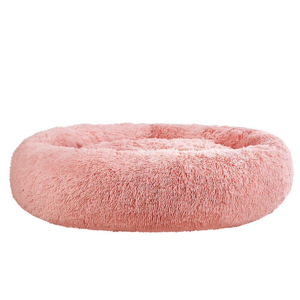 i.Pet Pet Bed Dog Cat 110cm Calming Extra Large Soft Plush Pink – Auzzi Store
