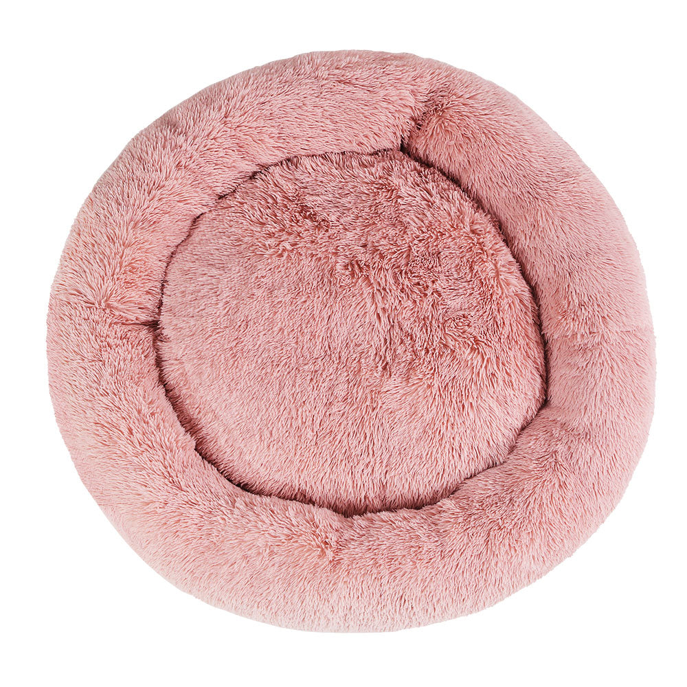 i.Pet Pet Bed Dog Cat 110cm Calming Extra Large Soft Plush Pink – Auzzi Store