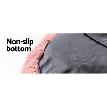 i.Pet Pet Bed Dog Cat 110cm Calming Extra Large Soft Plush Pink – Auzzi Store