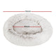 i.Pet Pet Bed Dog Cat 110cm Calming Extra Large Soft Plush White Brown – view 2