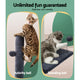 i.Pet Cat Tree 105cm Scratching Post Scratcher Tower Condo House Hanging toys Grey – view 6