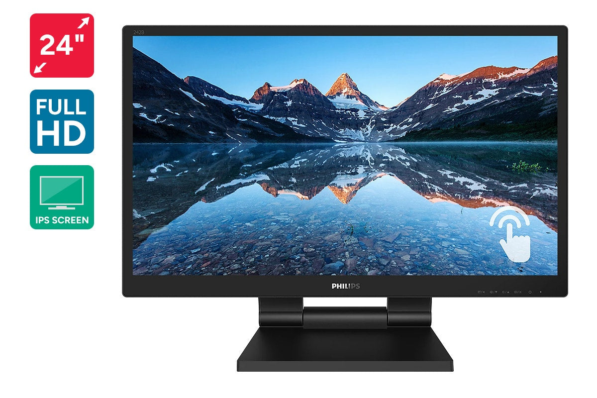 Philips 24" Full HD IPS Touch Screen Business Monitor (242B9T)